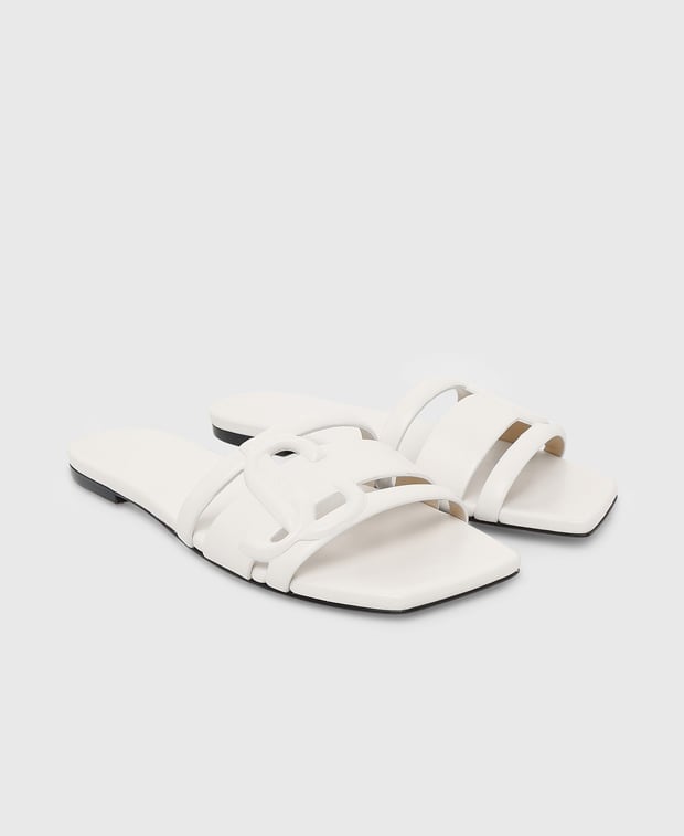 Jimmy Choo Laran Mules White