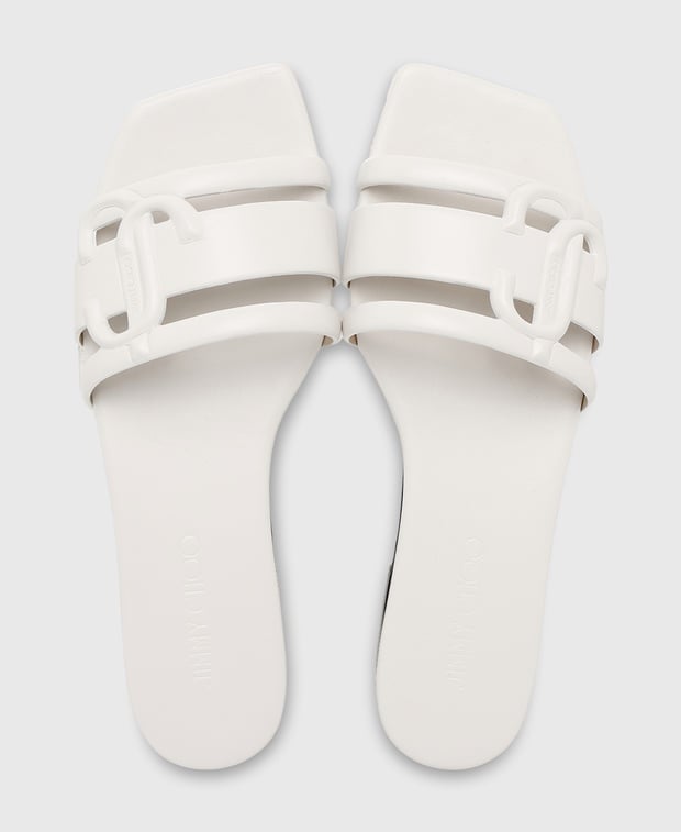 Jimmy Choo Laran Mules White