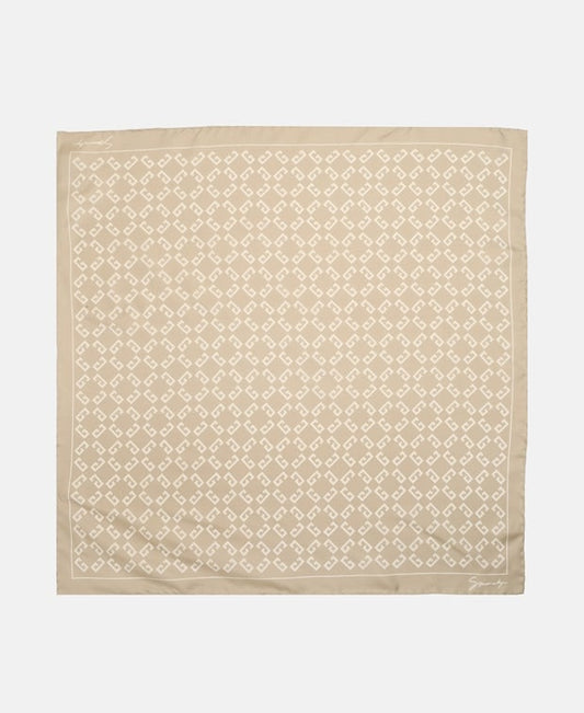 Givenchy Silk square scarf Beige