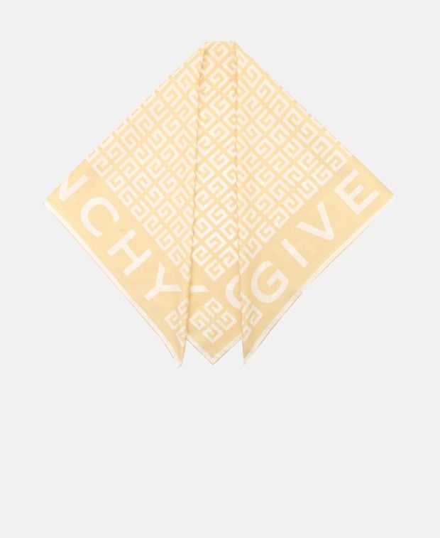 Givenchy Silk square scarf Soft Beige