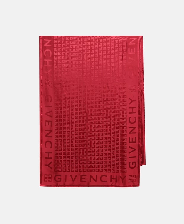 Givenchy Silk scarf Burgundy