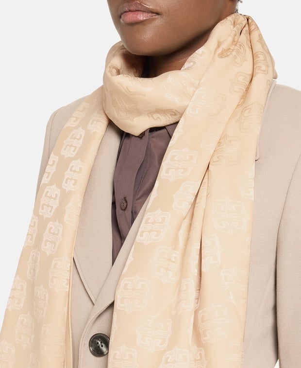 Givenchy Silk scarf Beige