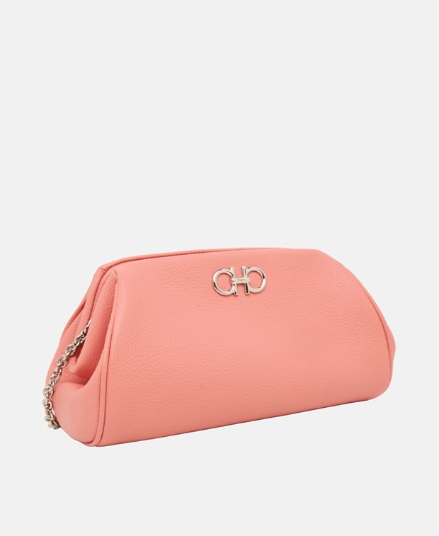 Salvatore Ferragamo Leather cross body bag Peach