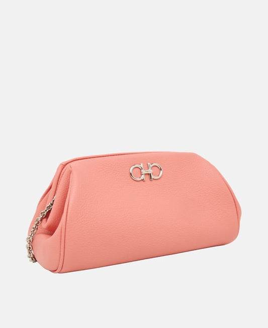 Salvatore Ferragamo Leather cross body bag Peach