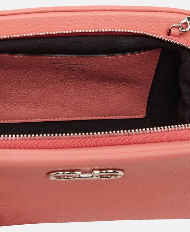 Salvatore Ferragamo Leather cross body bag Peach