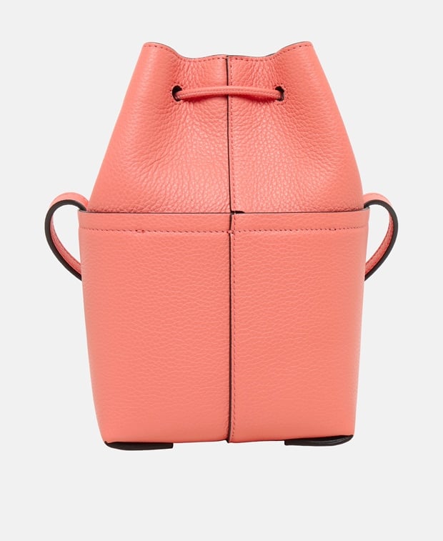 Salvatore Ferragamo Mignon Leather bucketbag Peach