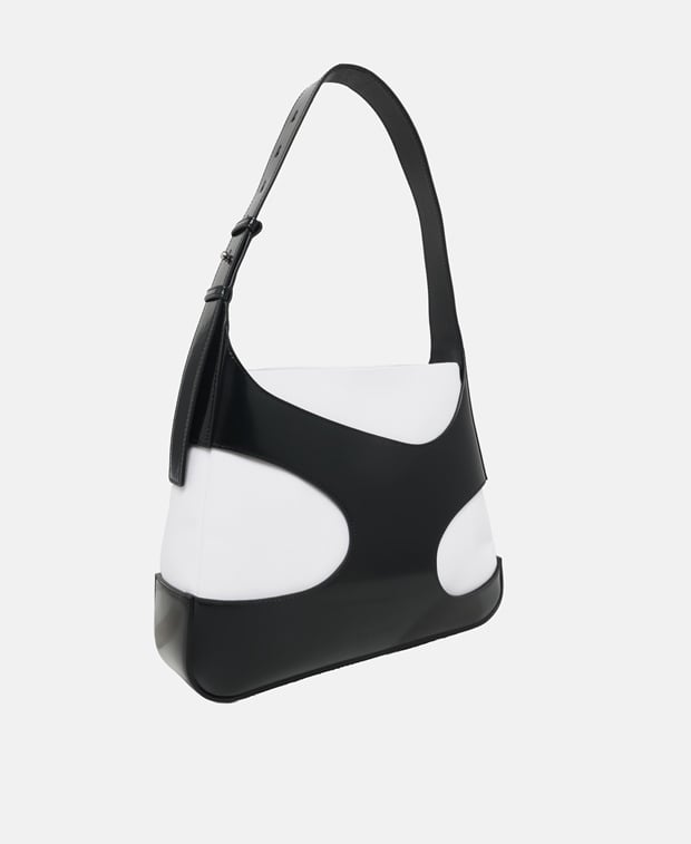 Salvatore Ferragamo Cutout Shoulder bag Black