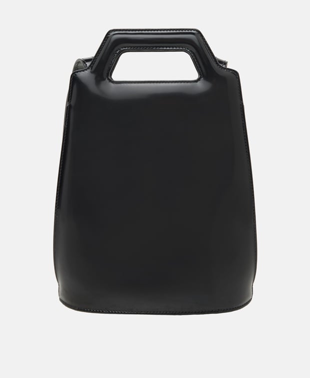 Salvatore Ferragamo Wandans Leather handbag Black