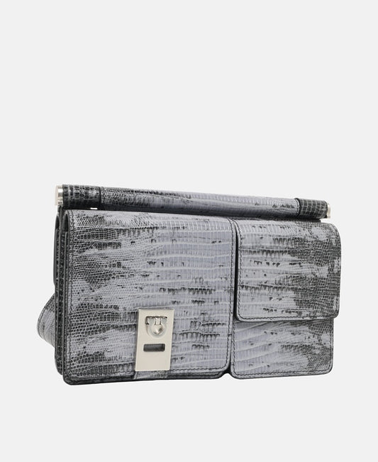 Salvatore Ferragamo Leather cross body bag Grey
