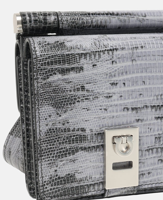 Salvatore Ferragamo Leather cross body bag Grey