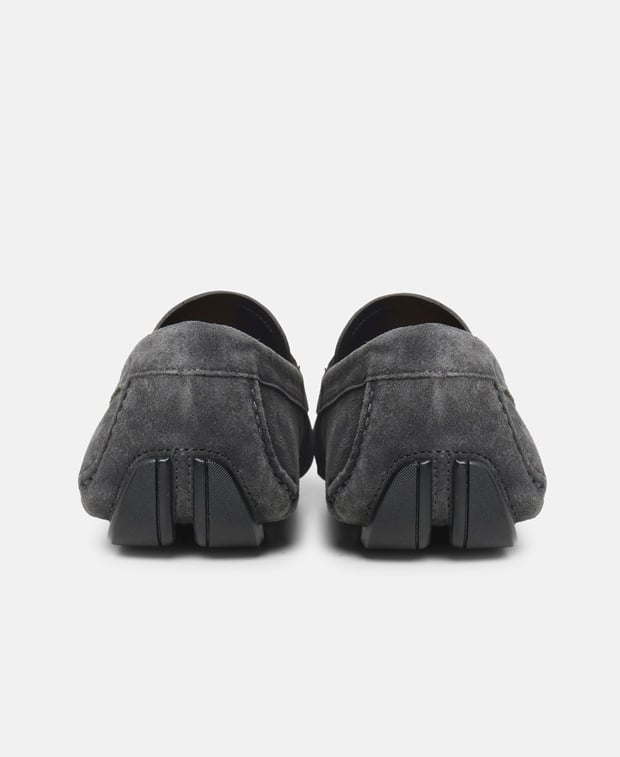 Salvatore Ferragamo Parigi Eco Moccasins Dark Grey