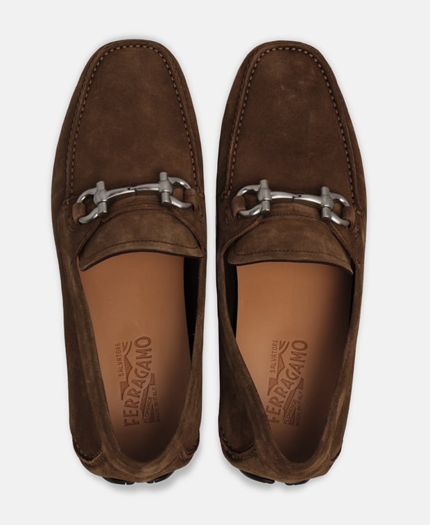 Salvatore Ferragamo Parigi eco Moccasins Brown