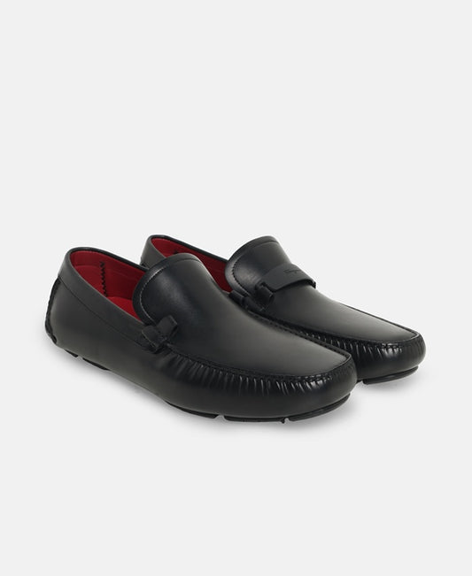 Salvatore Ferragamo Switch Loafers Black