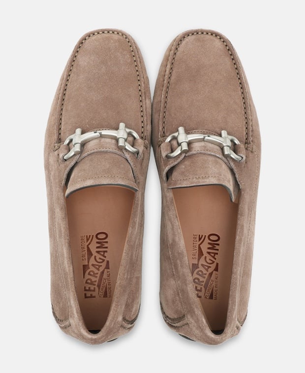 Salvatore Ferragamo Parigi eco Moccasins Black