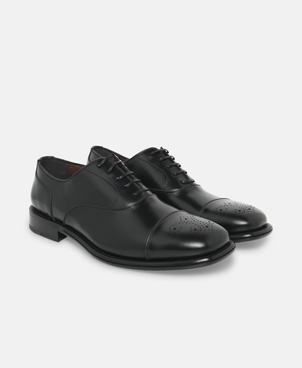 Salvatore Ferragamo Maxime Oxfords Black