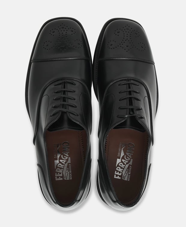 Salvatore Ferragamo Maxime Oxfords Black