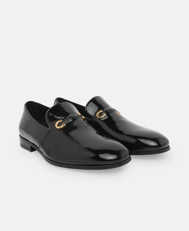 Salvatore Ferragamo Lyon Loafers Black