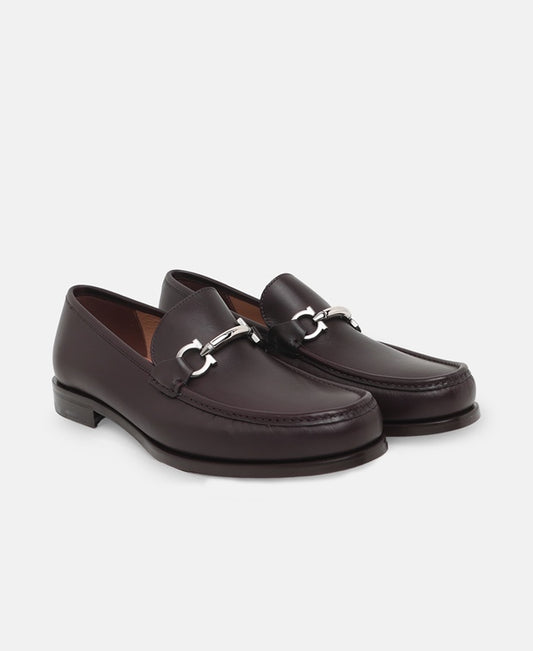 Salvatore Ferragamo Rolo 15 Loafers Black