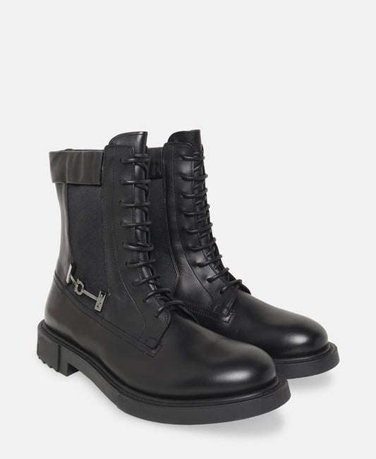 Salvatore Ferragamo Iglesias Lace-up ankle boot Black