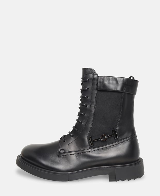 Salvatore Ferragamo Iglesias Lace-up ankle boot Black