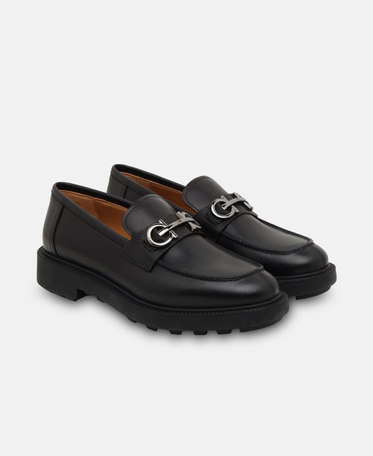 Salvatore Ferragamo Galles Moccasins Black