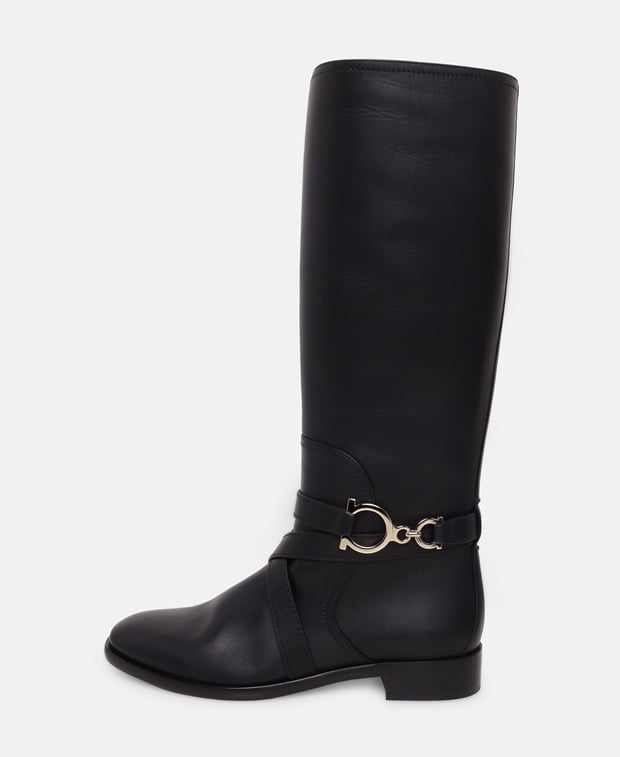 Salvatore Ferragamo Sarah Boots Black