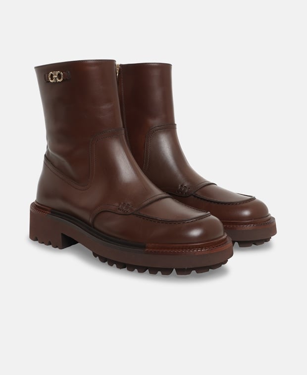 Salvatore Ferragamo Oreste Ankle boots Brown