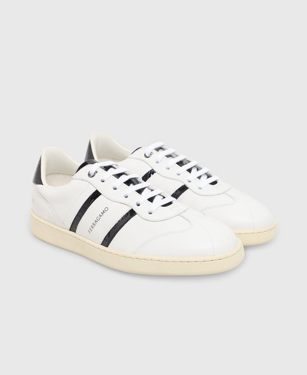 Salvatore Ferragamo Achille 2 Sneakers Black