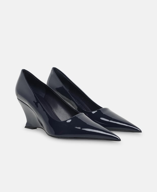 Salvatore Ferragamo Viola Wedge pumps Blue
