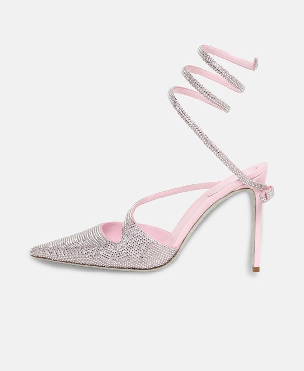 Rene Caovilla Cleo Slingback pumps Light Pink