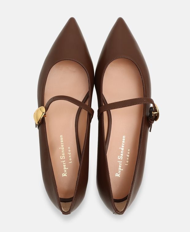 Rupert Sanderson Ballerina flat with straps Innis