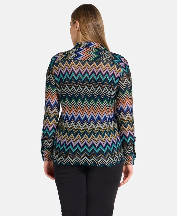 Missoni Long-sleeved blouse Petrol