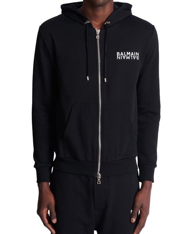 Balmain Hooded sweat jacket