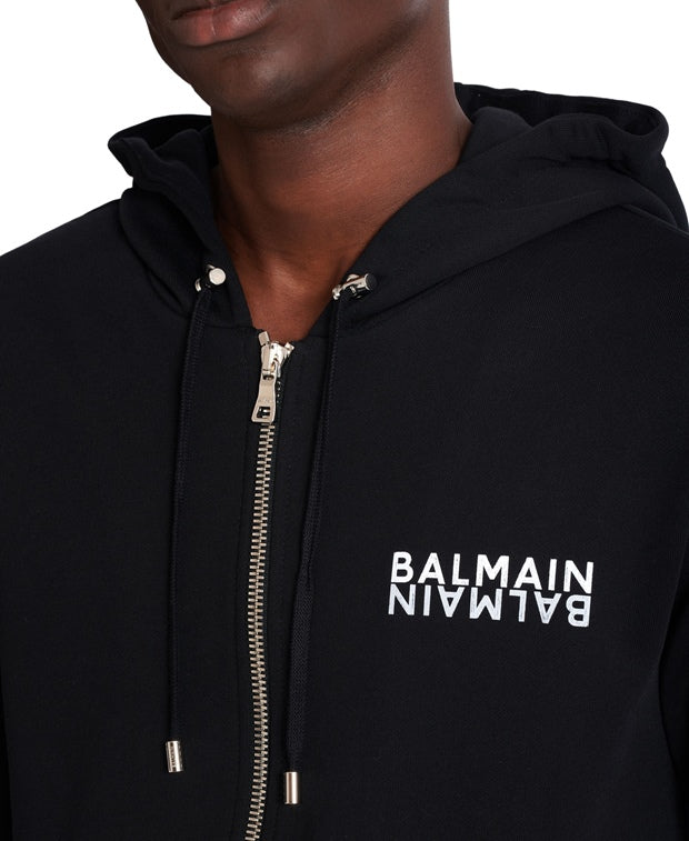 Balmain Hooded sweat jacket