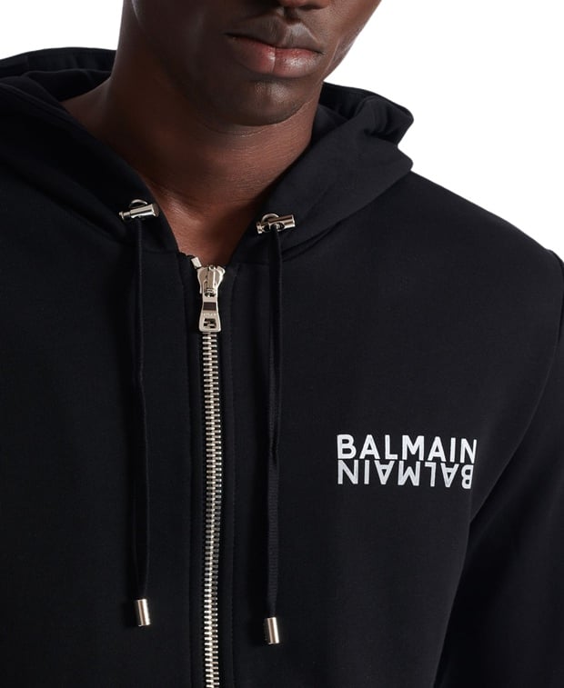 Balmain Hooded sweat jacket