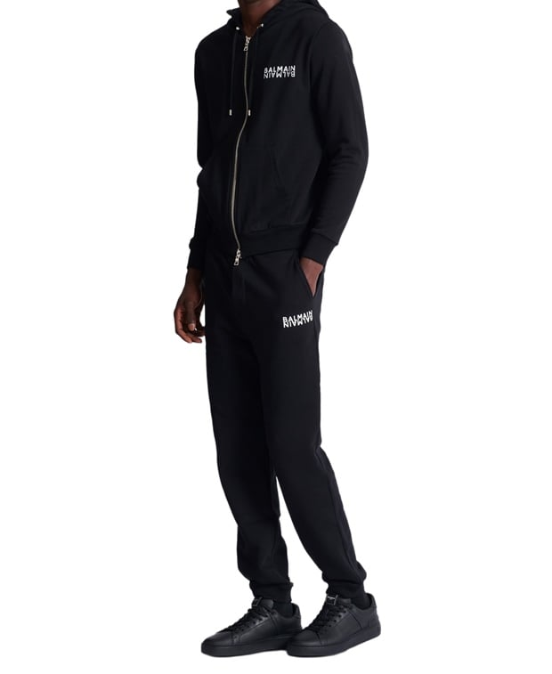 Balmain Hooded sweat jacket