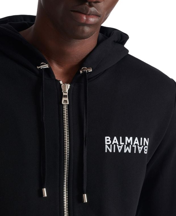 Balmain Hooded sweat jacket