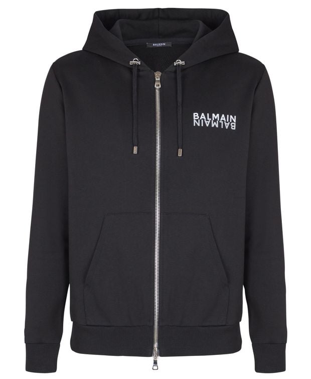 Balmain Hooded sweat jacket