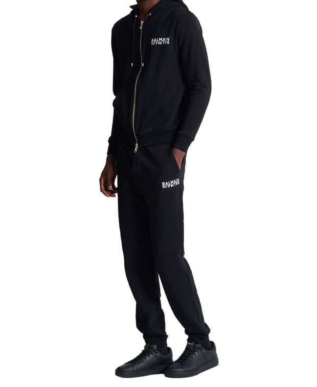 Balmain Hooded sweat jacket