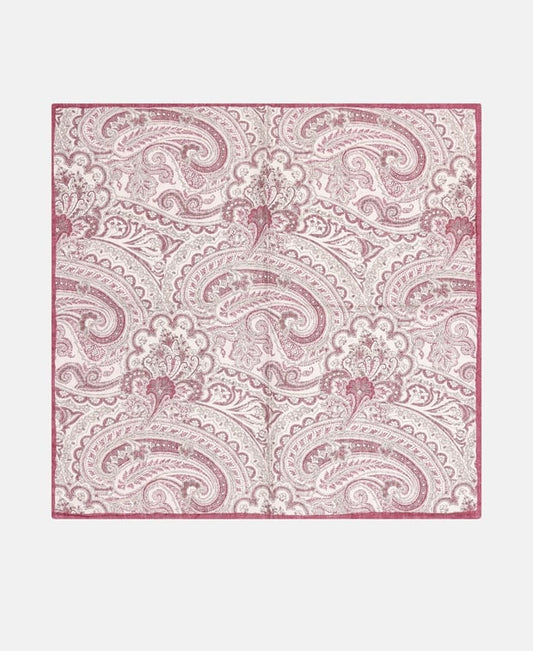 Brunello Cucinelli Silk pocket square Blackberry