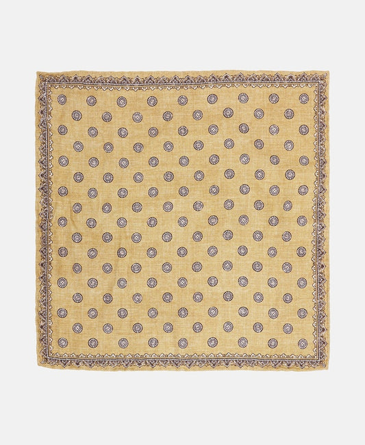 Brunello Cucinelli Silk pocket square Natural