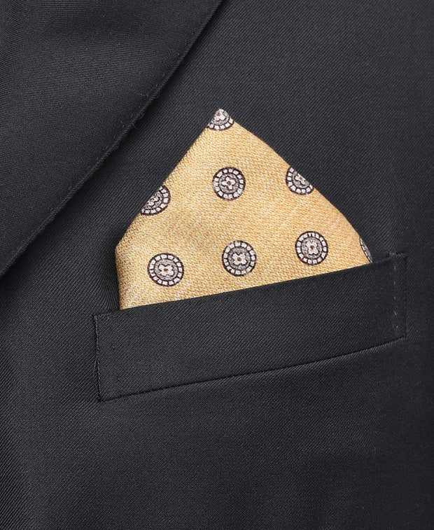 Brunello Cucinelli Silk pocket square Natural