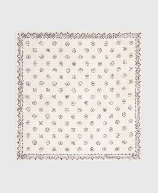 Brunello Cucinelli Silk pocket square Sand