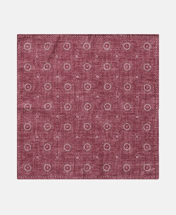 Brunello Cucinelli Silk pocket square Purple