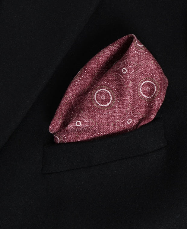 Brunello Cucinelli Silk pocket square Purple