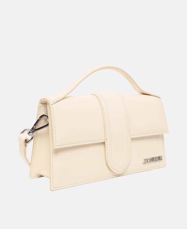 Jacquemus Le Grand Bambino Leather handbag Sand