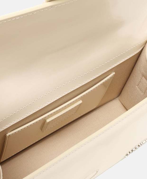 Jacquemus Le Grand Bambino Leather handbag Sand