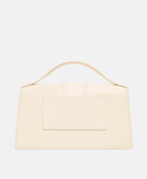 Jacquemus Le Grand Bambino Leather handbag Sand