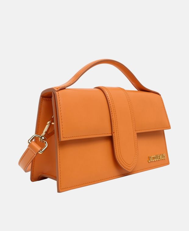 Jacquemus Le Grand Bambino Leather handbag Orange