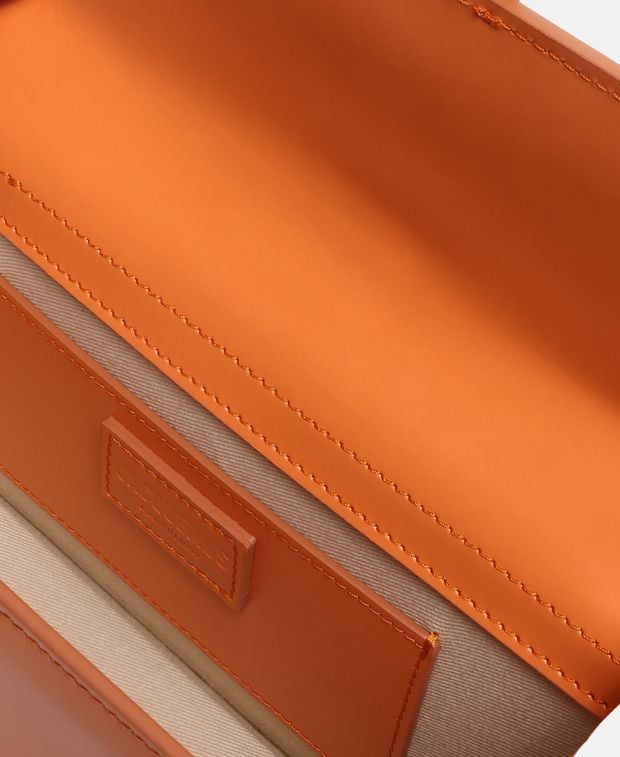 Jacquemus Le Grand Bambino Leather handbag Orange